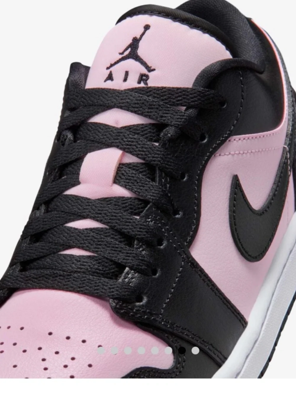 SOLD OUT❣️ Women’s Air Jordan 1 Low SE 'Pink Foam Black' | Women's Size 7.5 - Picture 6 of 8